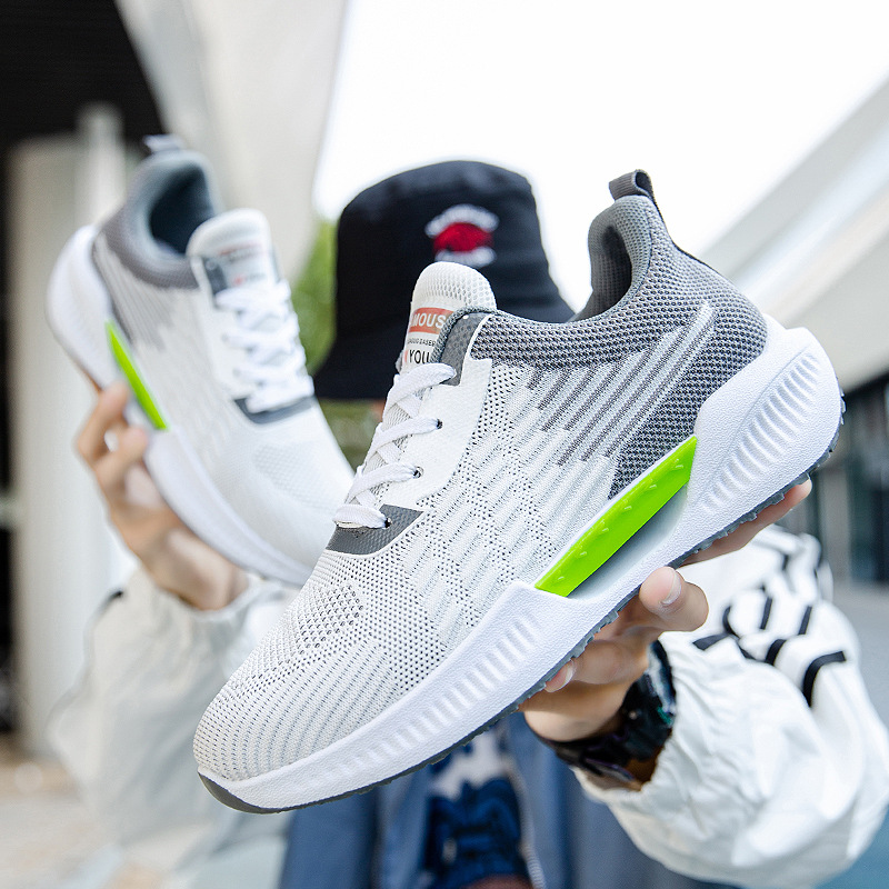 Scarpe da tennis da uomo Sneakers Tessuto Mesh Calzature da ginnastica comode e versatili_voghion.com