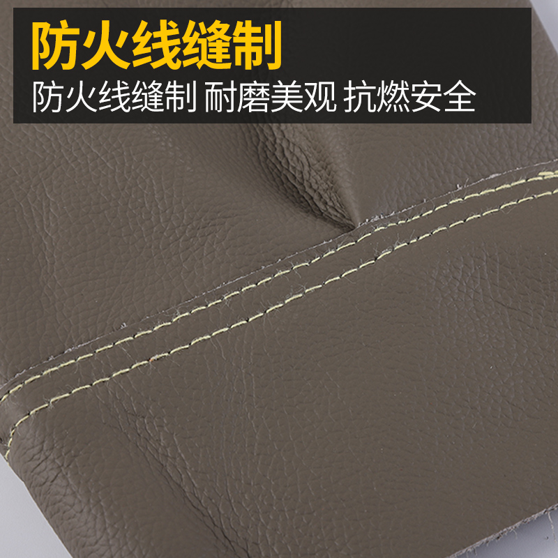✅防火线缝制牛皮套袖焊工护袖劳保袖套电焊防烫耐高温焊接防护柔
