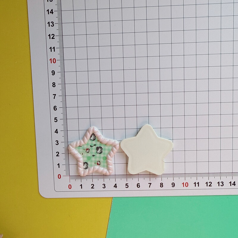 光沢のあるカラフルな甘い子猫五芒星アクセサリー diy クリーム接着剤携帯電話ケースヘアピン帽子バッグおもちゃ材料|undefined