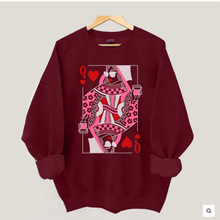 �羳�W�a���Q����վQueen of Hearts Coffee SweatshirtŮ�b�l��