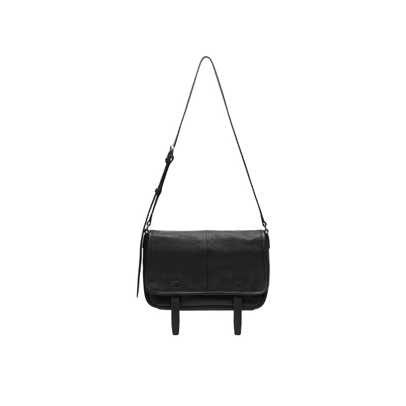 Genuine Vegetable-Tanned Cowhide Messenger Bag - Casual Versatile Retro Commuter Shoulder Crossbody Underarm Leather Bag For Women - Thumbnail 6