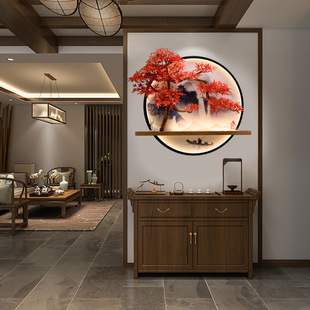 Новая китайская в стиле гостевая сосна входная крыльца декоративное светяще
