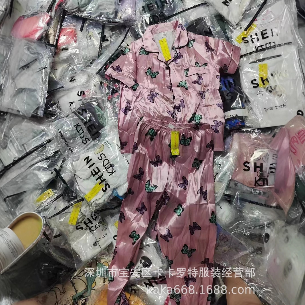 Comercio electrónico transfronterizo ropa infantil de verano shein final productos claros ropa infantil set de algodón suministro de fábrica