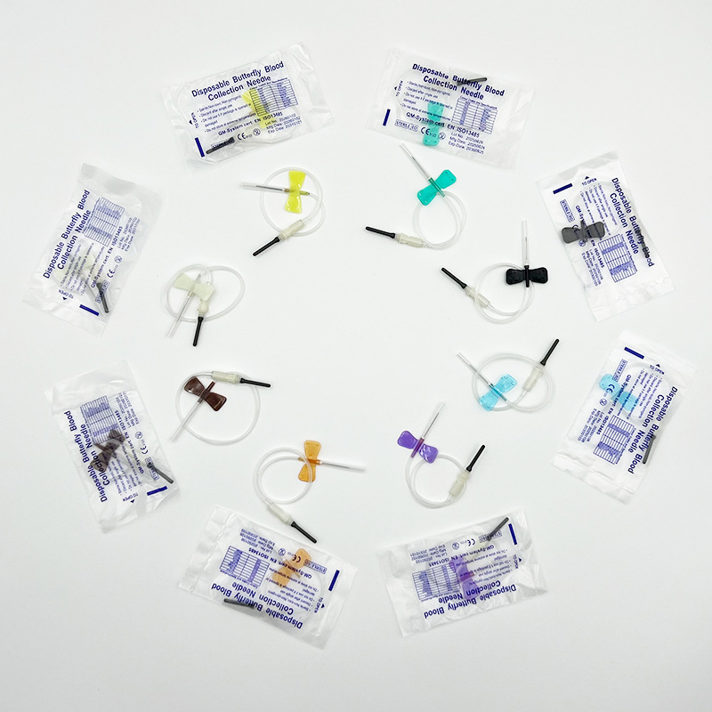 Disposable Butterfly Blood Collection Needles, Double-Wing Blood Collection Needles, Sterilized, Individually Packaged, Pet Foreign Trade