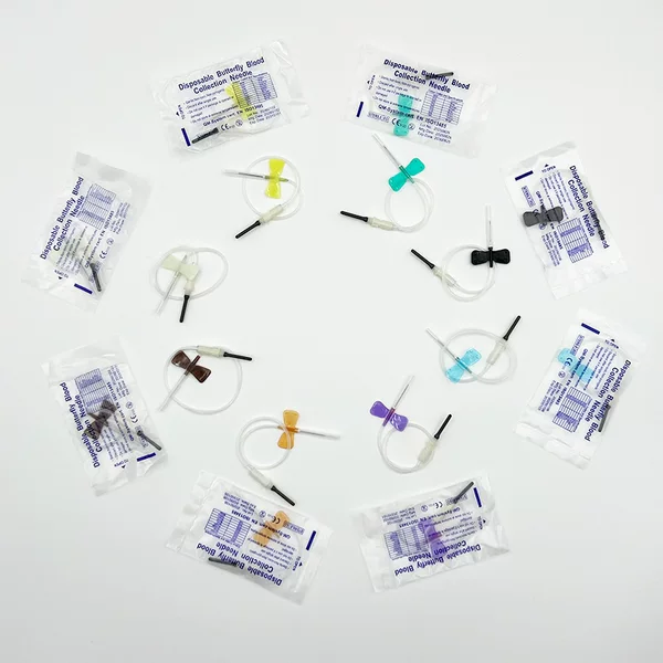 Disposable Butterfly Blood Collection Needles, Double-Wing Blood Collection Needles, Sterilized, Individually Packaged, Pet Foreign Trade