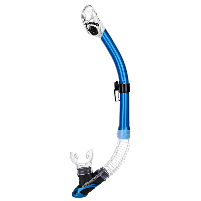 Nuevo tubo de respiración de buceo natación ventilación tubo de respiración seco completo equipo de snorkel tubo de respiración de entrenamiento de buceo