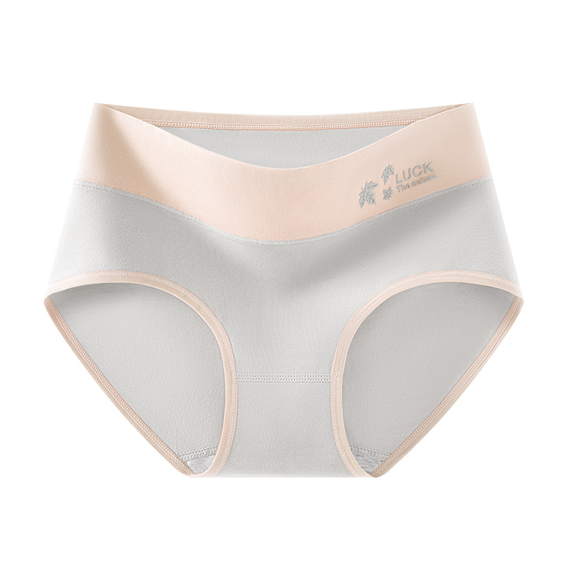 Xinjiang algodón de cintura alta algodón puro ropa interior de niña entrepierna de algodón ropa interior de entrepierna antibacteriana abdomen anti-pellizco cadera ropa interior de mujer