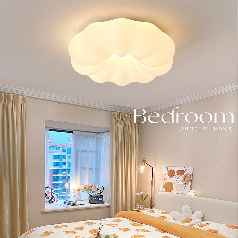 Lámpara de techo led lámpara de sala de estar lámpara de comedor simple lámpara de araña dormitorio lámpara de calabaza lámpara de la habitación de la princesa en casa