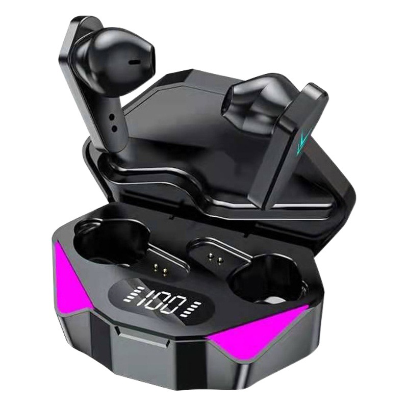 Auriculares Bluetooth inalámbricos x15 e-sports juego en la oreja reducción de ruido ultra-larga resistencia armadura deportes TWS auriculares inalámbricos