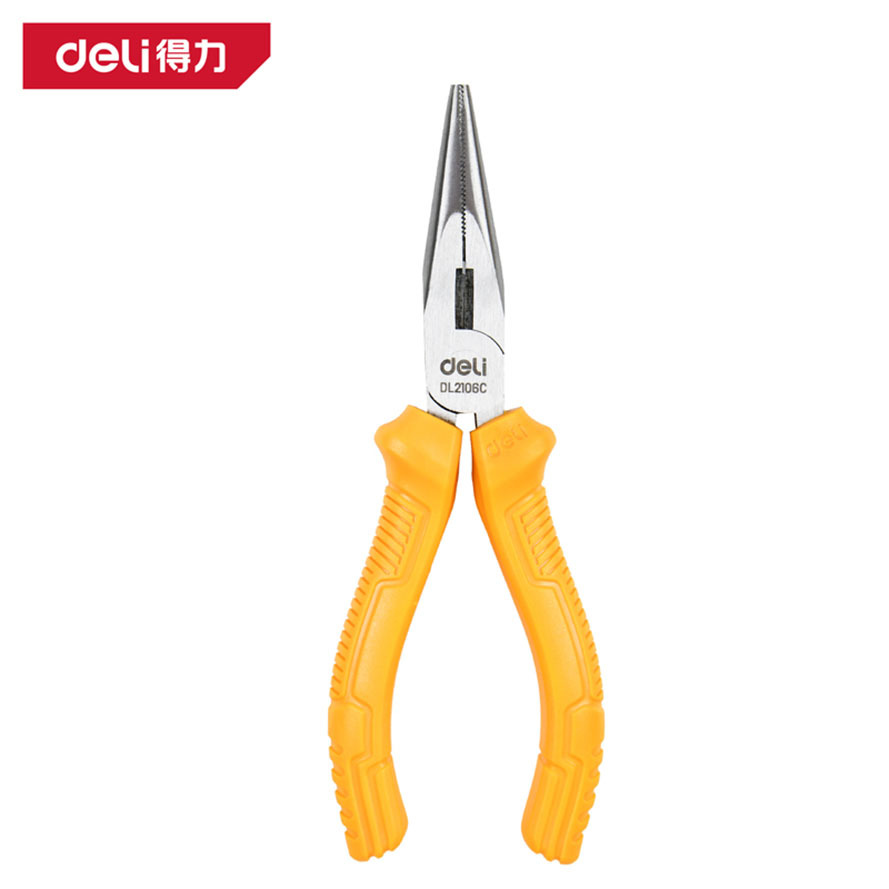 得力工具DL2106C德式尖嘴钳6寸