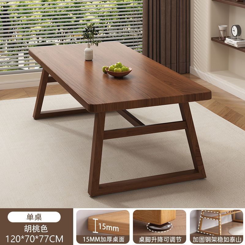 [월넛색상] 15mm 두꺼운 데스크탑 120*70*76.5cm