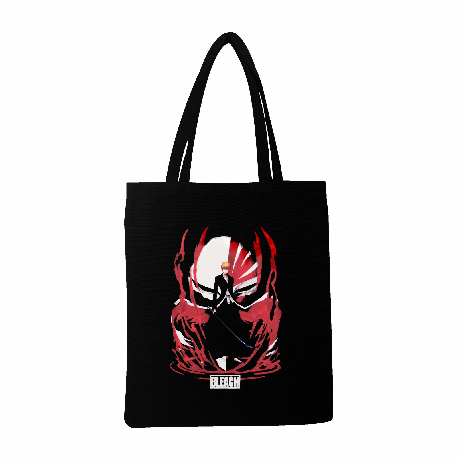 周边外贸手提袋新品日漫BLEACH死神 黑崎跨境热销印花通用帆布袋