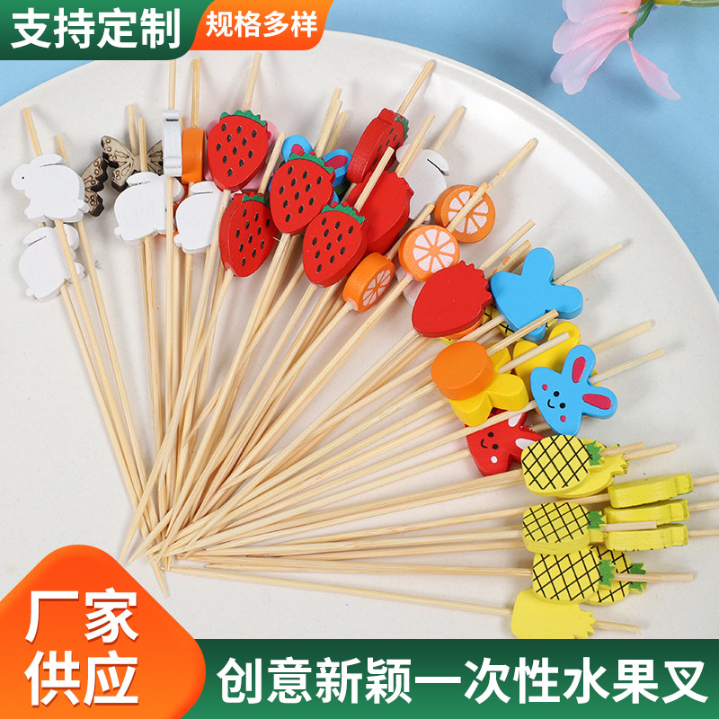 Palillos de Bambú para Postres Decorativo para Postres y Cócteles image 1