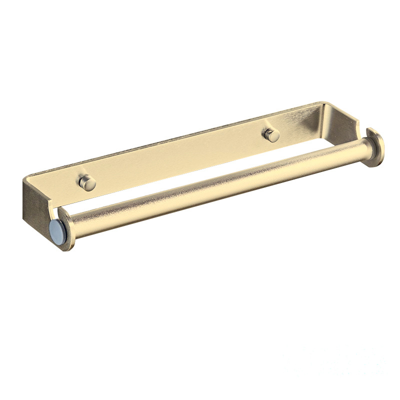 Cocina sin perforaciones plástico envolver estante soporte de tejido estante de almacenamiento plástico envolver estante fresco-mantenimiento bolsa de almacenamiento rack colgante de pared negro
