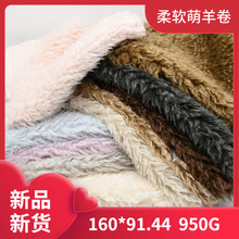 现货 超柔软滩羊毛 30毛高 萌羊卷 服装玩偶抱枕拉布布毛绒面料