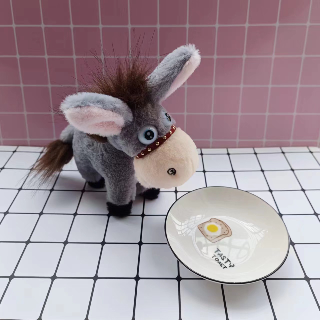 16cm 이빨 당나귀 그레이