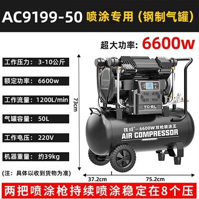 Tiecheng Variable Frequency Hava kompressorları - tiecheng-ac9199-50l-double-gun-spraying