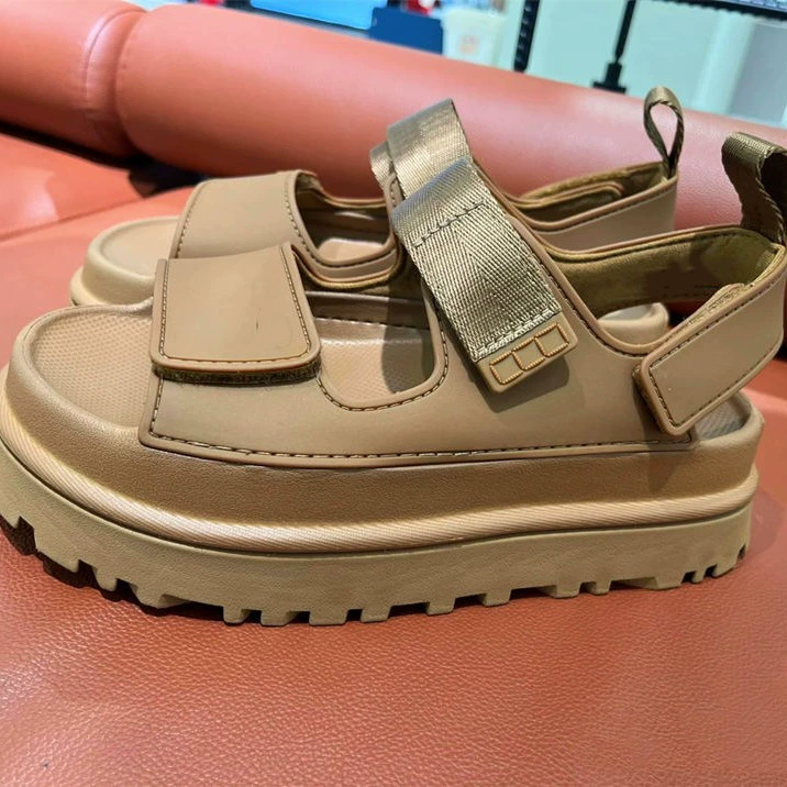 2024 новая обувь на толстом подъеме для женщин с Velcro, модные кроссовки с мягкой подошвой, конфетти-цвет подошвы, повседневные открытые носки