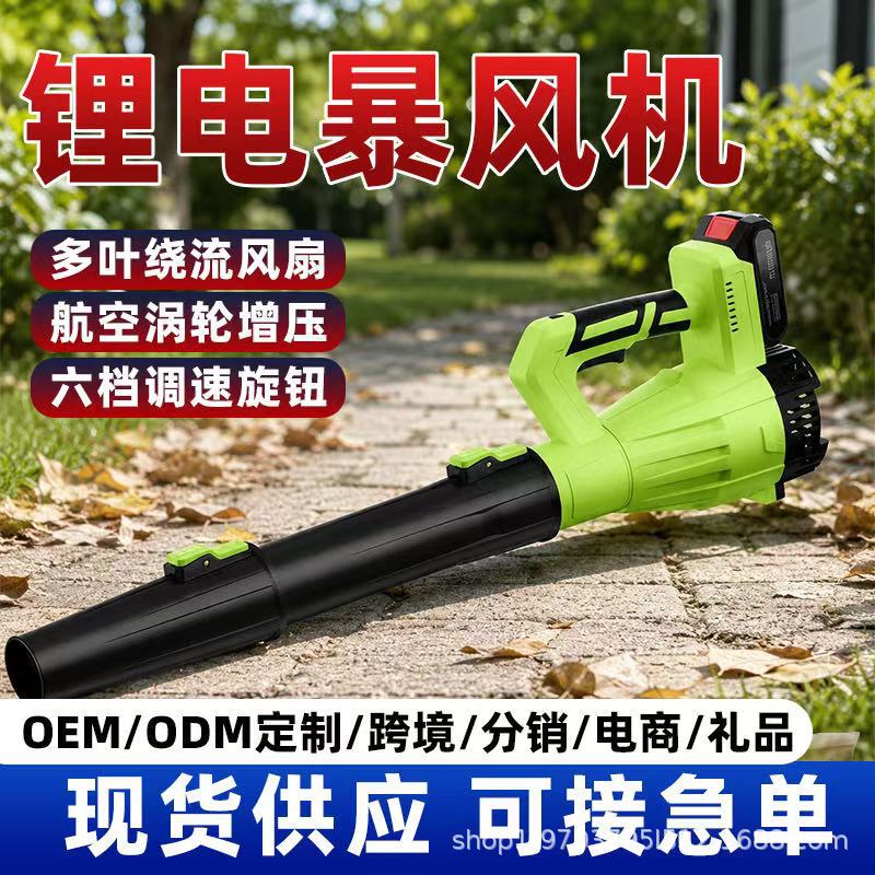 Cross-Border Hot-Selling Factory Large Lithium Battery Blower with Multiple Gears for Dust Removal, Snow Clearing, and Leaf Blowing, High-Power Blower Cross-Border Hot-Selling Factory Large Lithium Battery Blower with Multiple Gears for Dust Removal, Snow Clearing, and Leaf Blowing, High-Power Blower