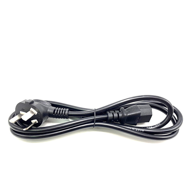 国标三插品字电源线打印机电脑主机适配器3芯插头线1.2/1.5/1.8米