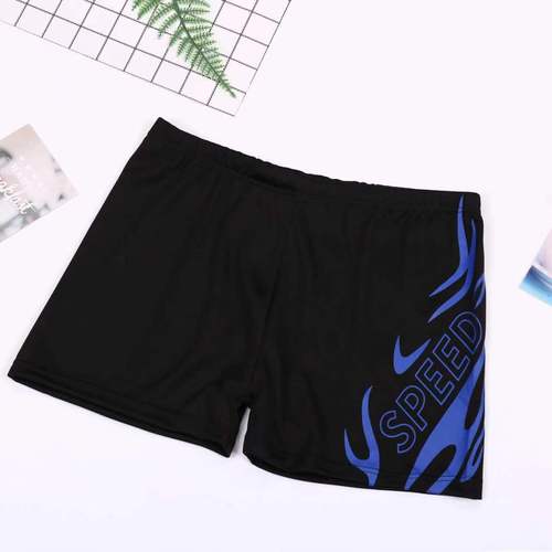 Men's Straight Leg Fashion Print Shorts Hot Spring Swim Trunks Plus Size Quick Dry Professional Anti-Embarrassment Swim Trunks