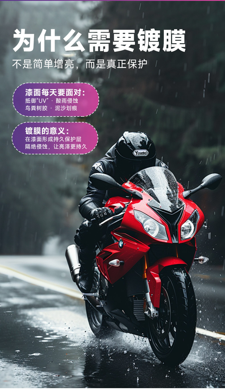 Baoneng Motorcycle Coating Agent, Polishing Wax, Special Maintenance Dashboard Polishing Water Wax, Cleaning Agent, Car and Motorcycle Crystal Coating