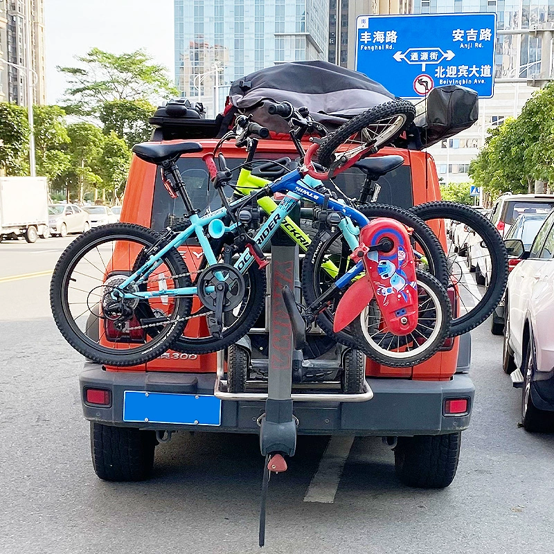 Подходит для велосипедной стойки с крючком для прицепа, детской горной велосипедной стойки, автомобильной переноски.