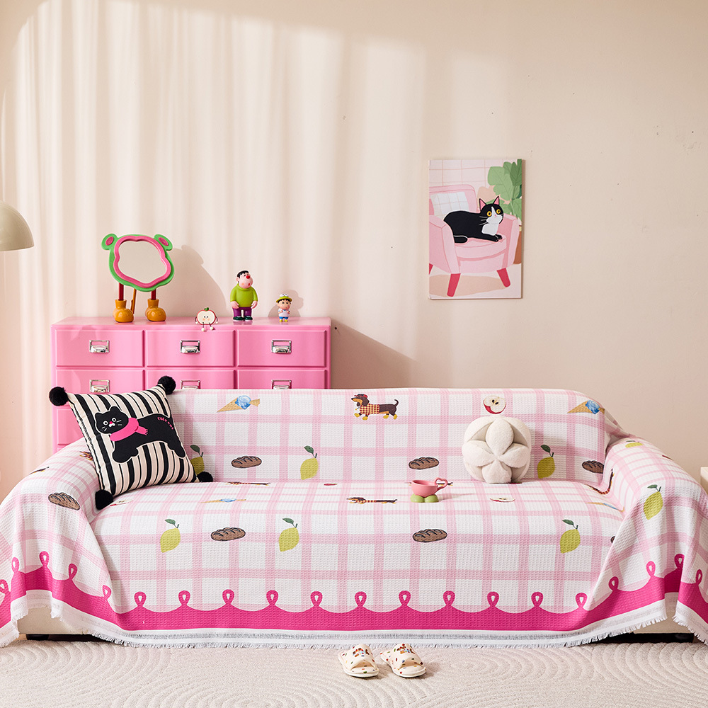 Europäisch-minimalistisch, Französisch-romantisch, Stretch-Sofabezug, kratzfester Couchüberzug, rutschfester Möbelschutz, waschbarer elastischer Bezug, Haustierfreundlich_voghion.com