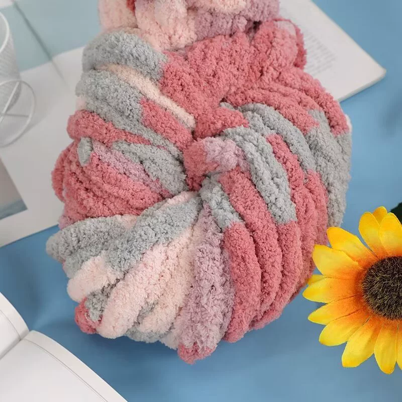 Зимний шерстяной шарф и вязаная шапка, ручная работа, DIY, плетёный тёплый стиль
