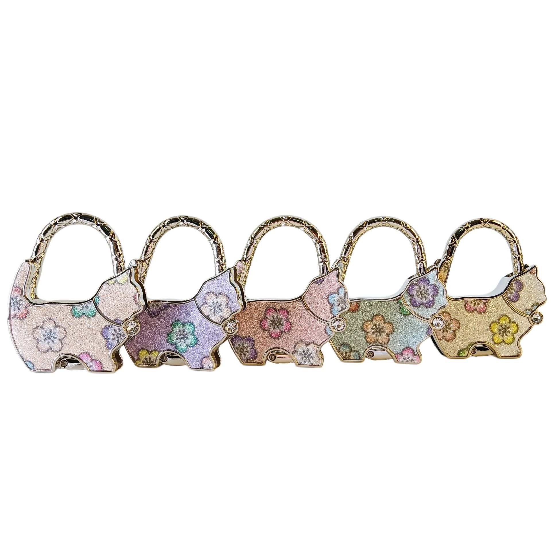 Fat Cat Bag Hook Multifunctional Portable Bag Hook for Tabletops Jewelry & Accessories_voghion.com