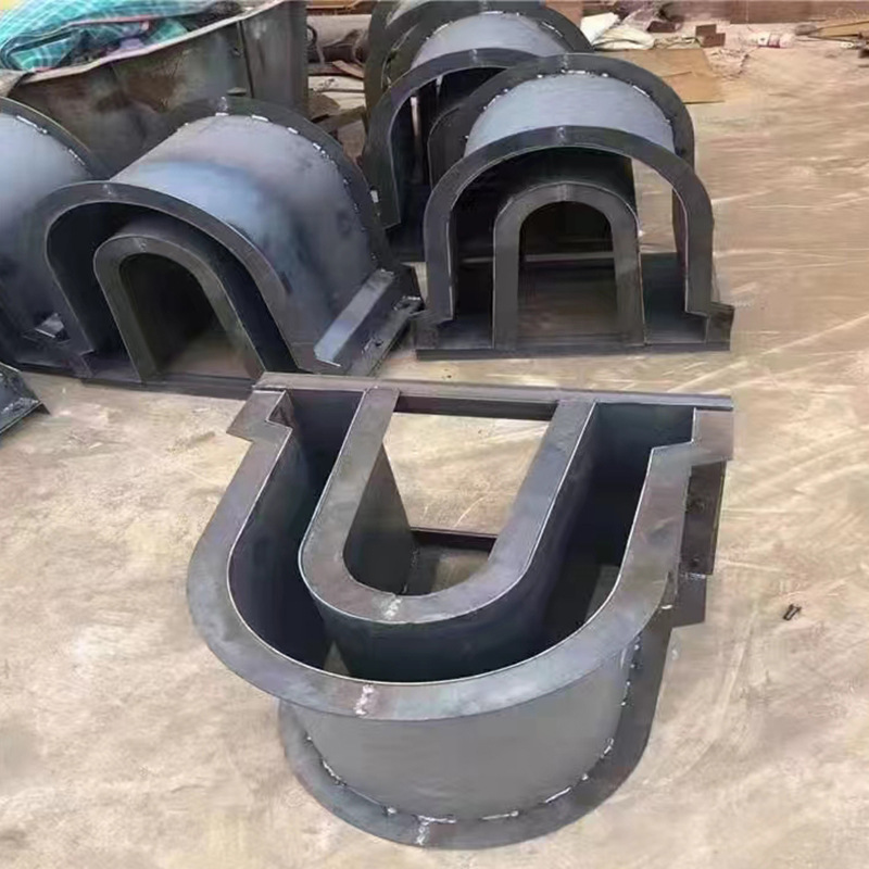 预制混凝土U型流水槽模具农村水渠灌溉U型排水沟钢模具厂家