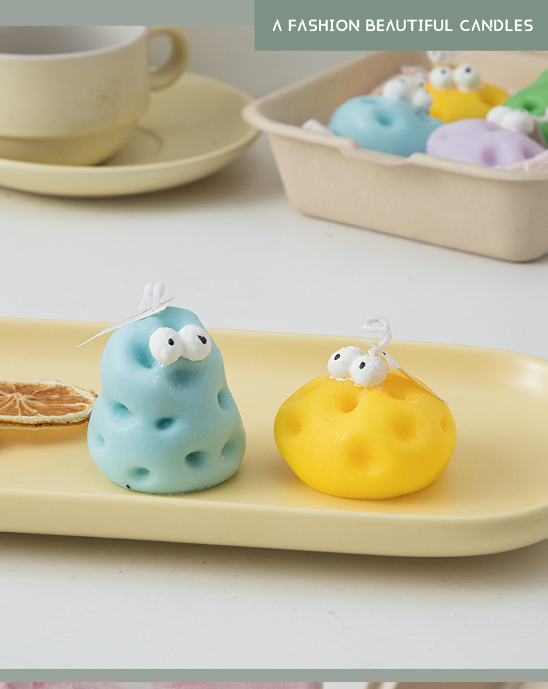 芝士兄弟香薰蜡烛伴手礼芝士蜡烛ins创意家居摆饰套装跨境蜡烛详情2