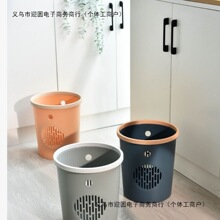 古典纸篓新中式环保时尚家居好帮手精致工艺香槟橙陨石灰卡布蓝