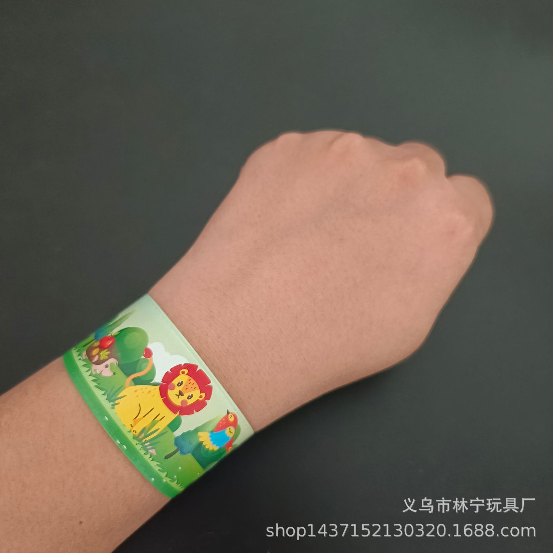 Pulsera de anillo de raqueta de elemento animal transfronterizo Anillo de raqueta de granja de Rancho Regalo De estudiante correa de muñeca regalo