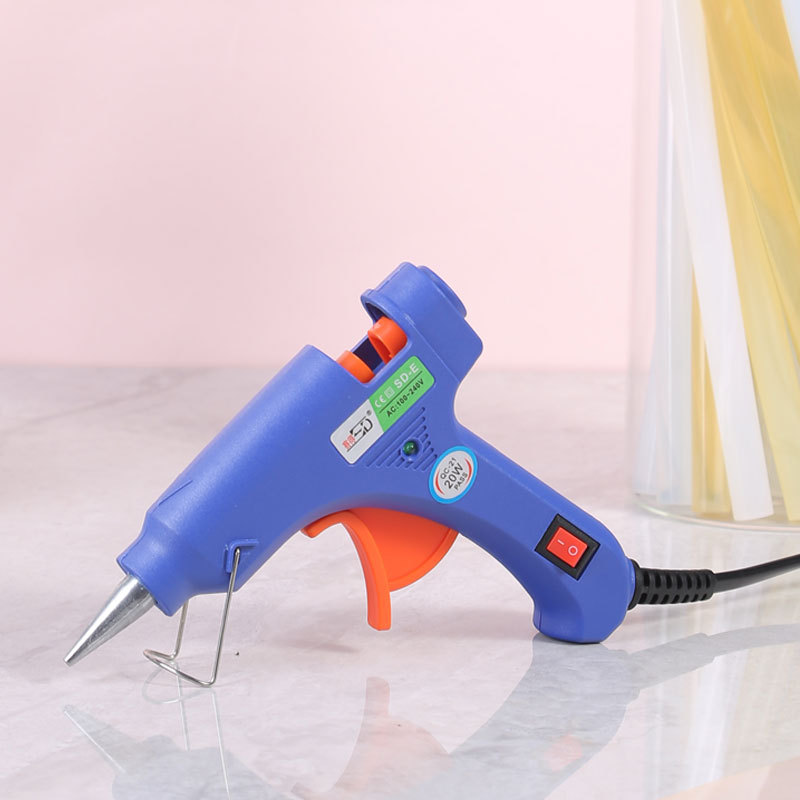 Handmade Glue Gun, SDE Small Electric Hot Glue Gun, Amazon Foreign Trade Household Hot Melt Glue Gun