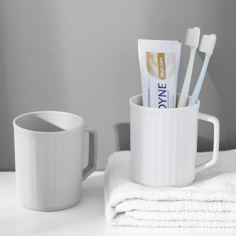 Taza de enjuague de alto valor facial, cepillo de dientes doméstico, taza de cepillo de dientes para parejas, taza de enjuague de gran capacidad con mango.