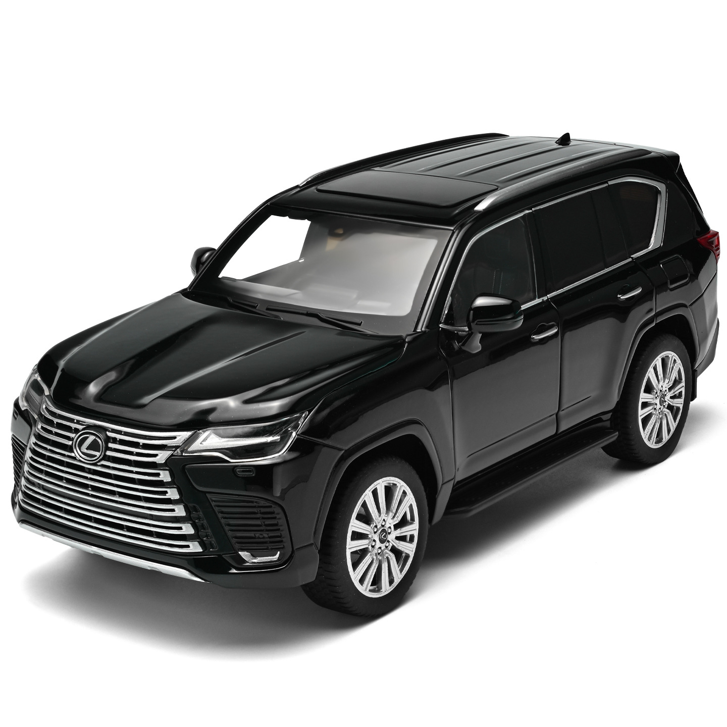 Auténtico autorizado 1: 24 modelo de automóvil de aleación Lexus LX Echo sonido y luz regalos de lujo cross-country regalo conmemorativo