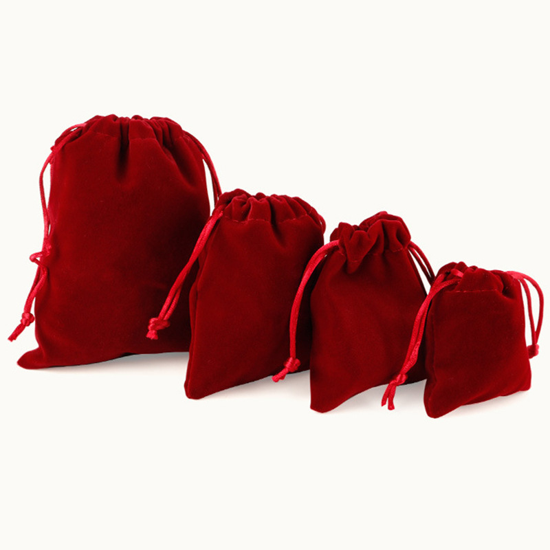 Source manufacturer velvet bag velvet bag drawstring jewelry wholesale storage bag earphone bag wholesale