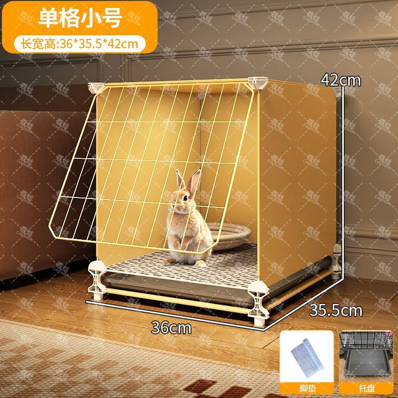 兔子笼子家用大号室内养兔超大自由空间荷兰猪豚鼠专用笼豪华别墅|undefined
