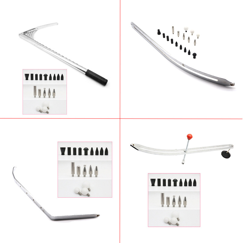 汽车凹陷修复工具滑杆套装扁钩子凹坑凹痕维修拉拔器可换头款