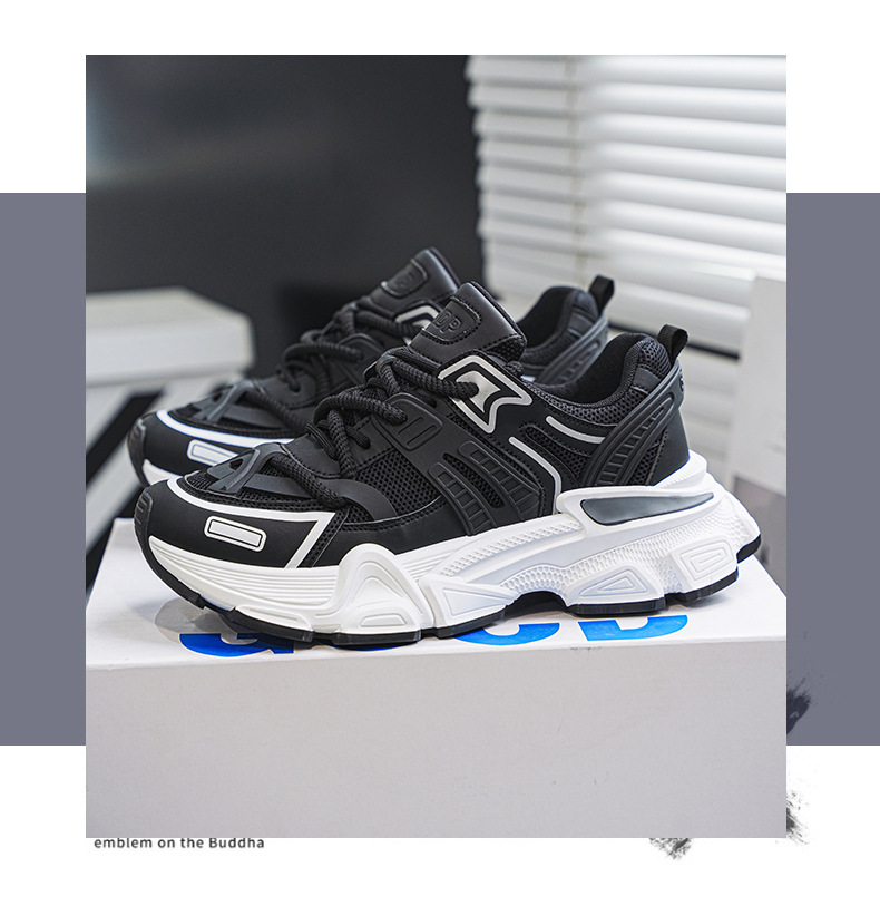 Herren 2024 neue Herbsthöhe zunehmende lässige Sport Jugend Mesh vielseitig dicke Sohle Papa trendige Schuhe_voghion.com