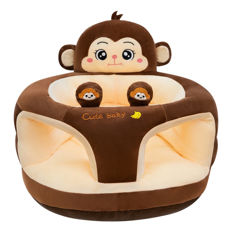 Asiento de estudio anti-rollback para bebés sin lesiones de columna vertebral para bebés pequeños sofá juguetes de peluche de dibujos animados muñeca asiento de muñeca lote