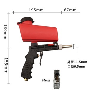 Cross-Border Hot-Selling Small Handheld Pneumatic Sandblasting Gun Portable Power Tool Accessories Handheld and Portable