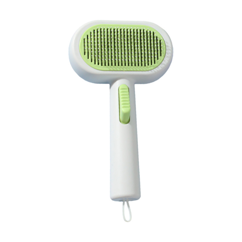 Pipitao original en caja depilación de doble cara peine autolimpiante peine peine peine especial cepillo de pelo de gato mascota de gato para eliminar el pelo flotante