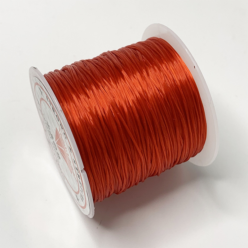 Cordón de pulsera de alta calidad de alambre plano elástico, cordón de cuentas resistente al desgaste, cordón de juego de alta elasticidad, cordón especial para pulsera