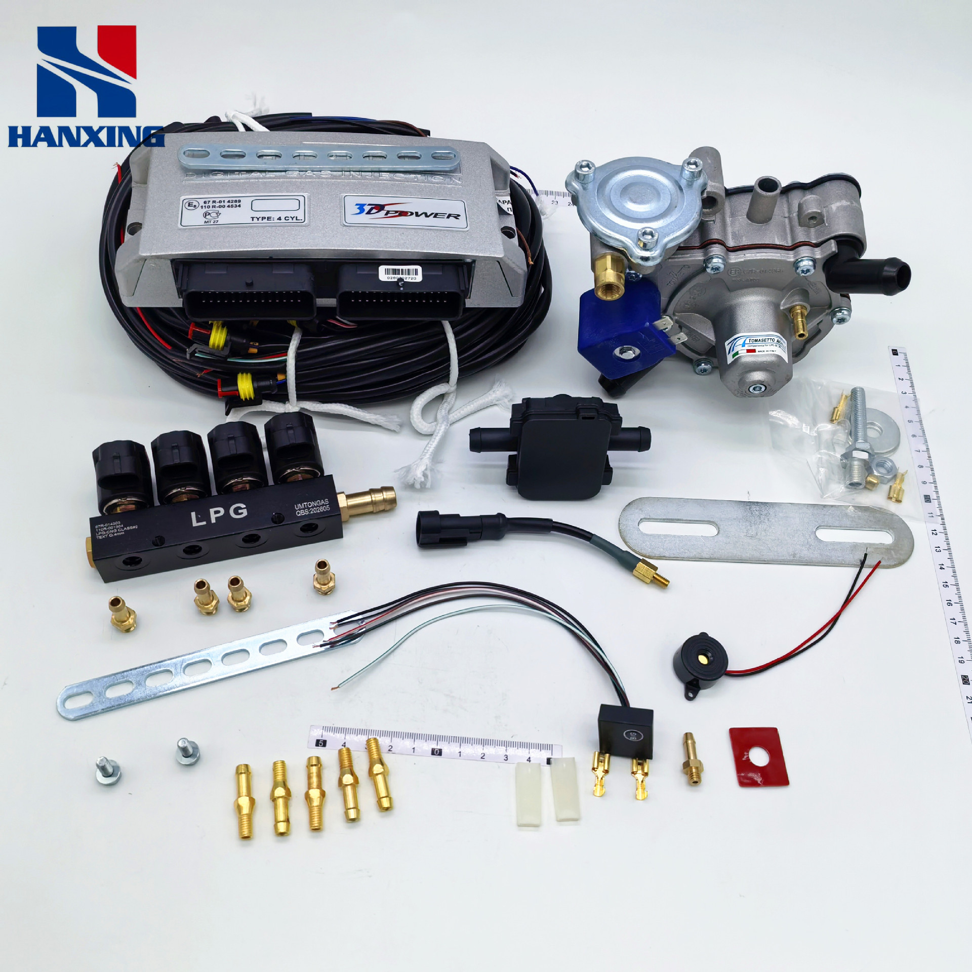 Four-Engine Digitronic 3D Fuel System Kit Electronic Components 3D Spray Rail Nordic Deceleration