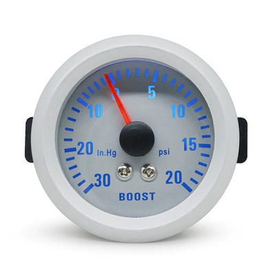 Cross-Border Hot Selling 2-Inch 52mm Silver Surface Car Instrument Modified Car Instrument 12V Turbine Vacuum Water Temperature Oil (automobile instrument) - turbine-gauge-psi