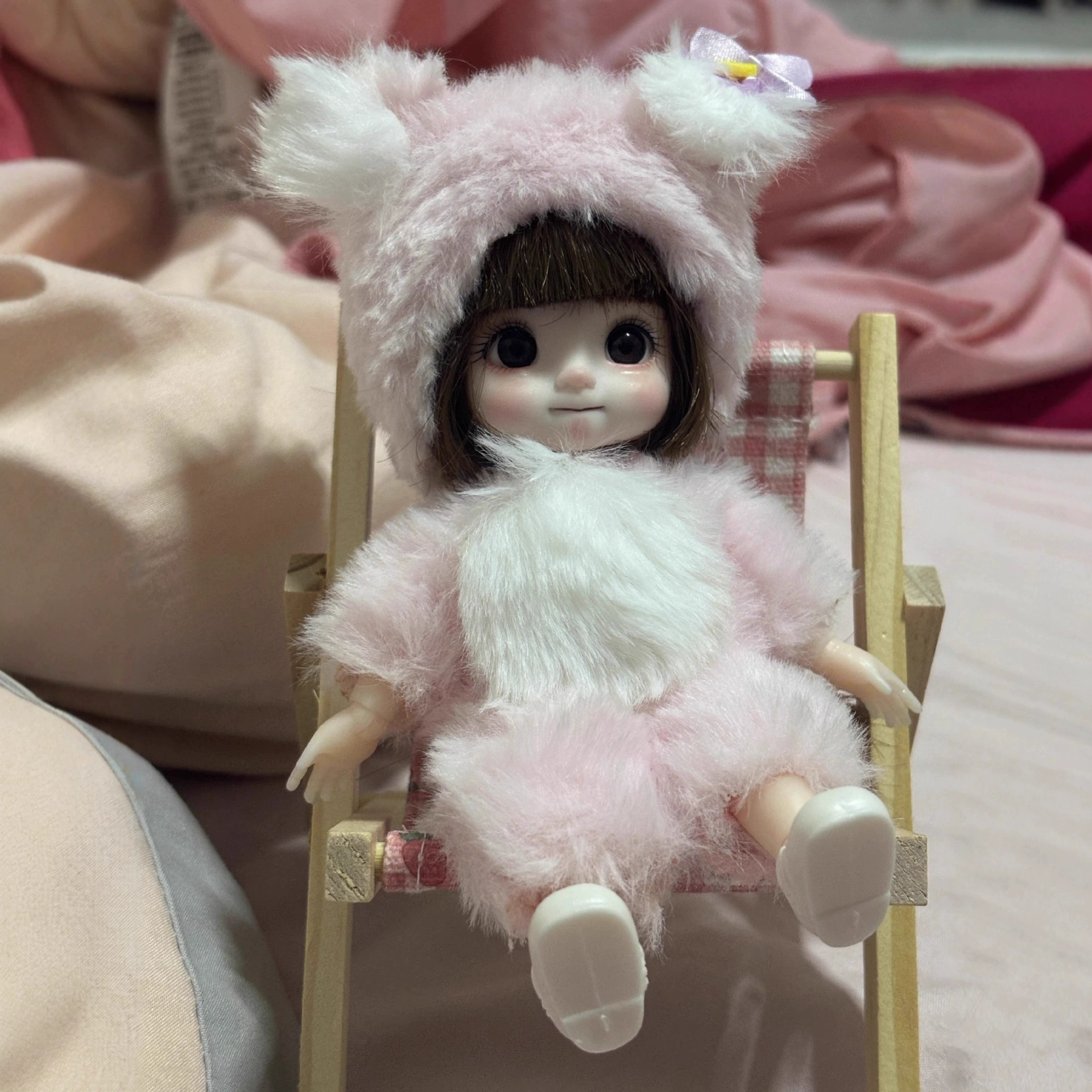 Милая кукла для переодевания, игрушка, 17 см, 3D