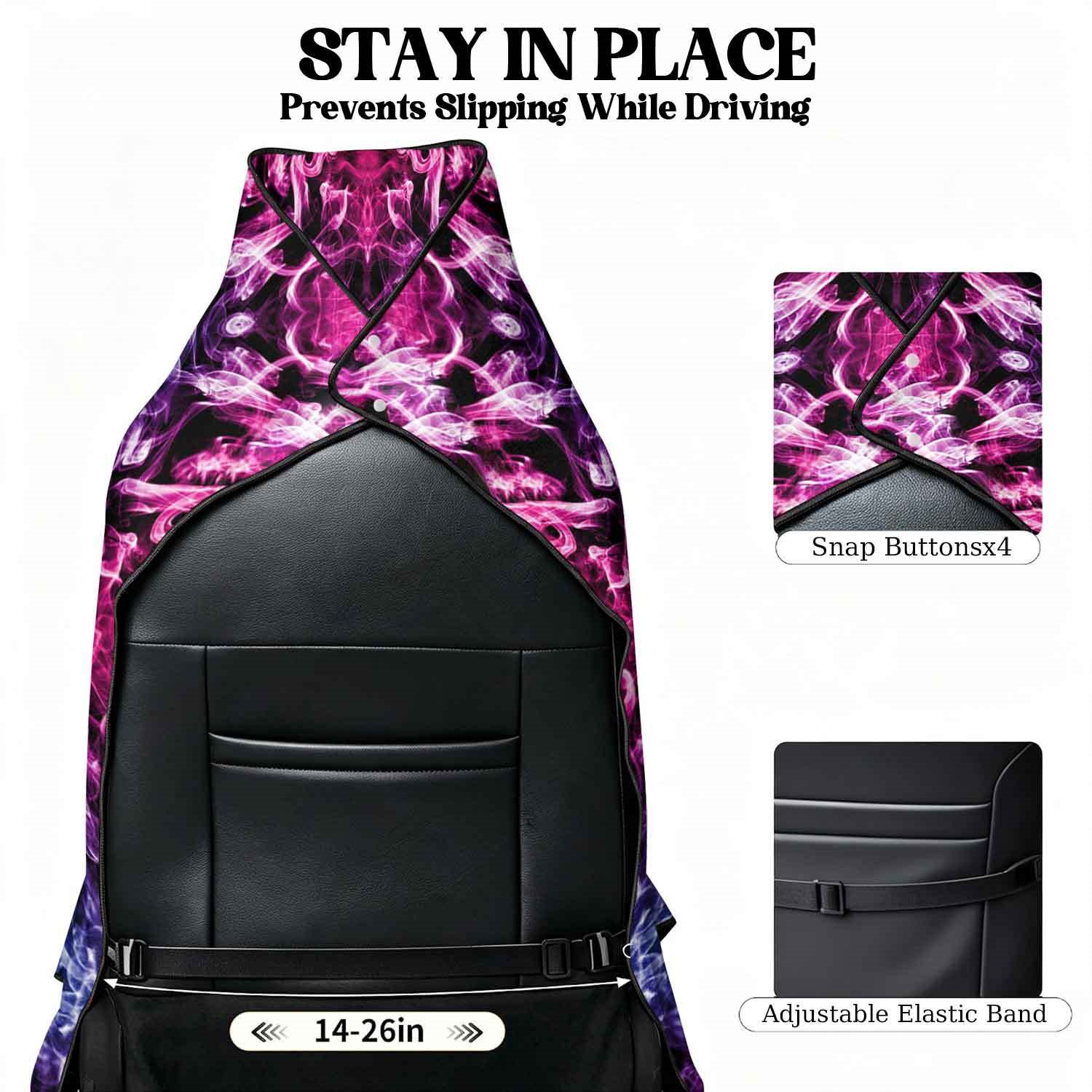 Geometric Bath Towel Car Seat Cover 2-in-1 Microfiber Outdoor Beach Car Dual-Use Universal Seat Cushion