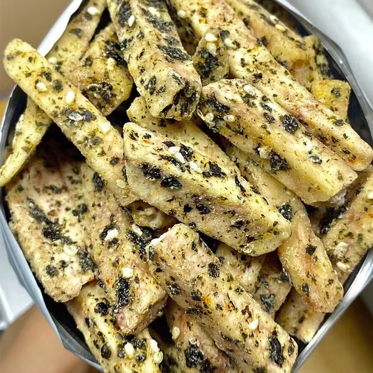 Lupu Taro Strips, Crab Roe Flavor, Chives, Salted Egg Yolk, Seaweed Flavor, Casual Snacks, Taro Strips
